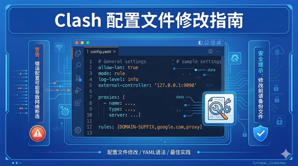 Clash 配置文件修改