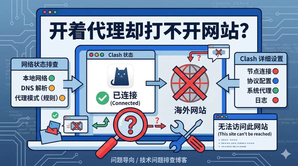 clash 客户端无法上网