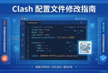 Clash 配置文件自己修改？Clash文件新手需要注意什么-软件资源分享站